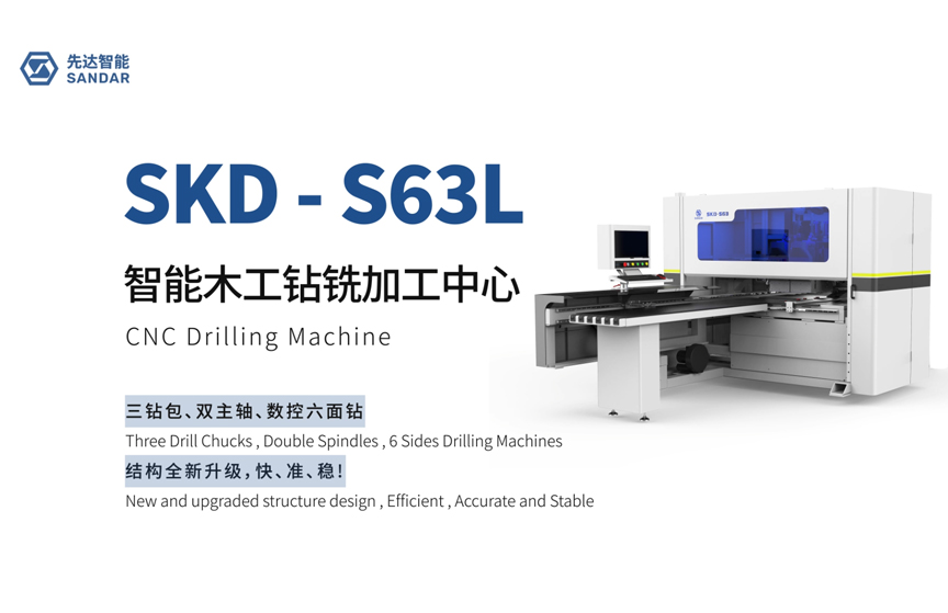 SKD-S63L 先達(dá)智能木工鉆銑加工中心